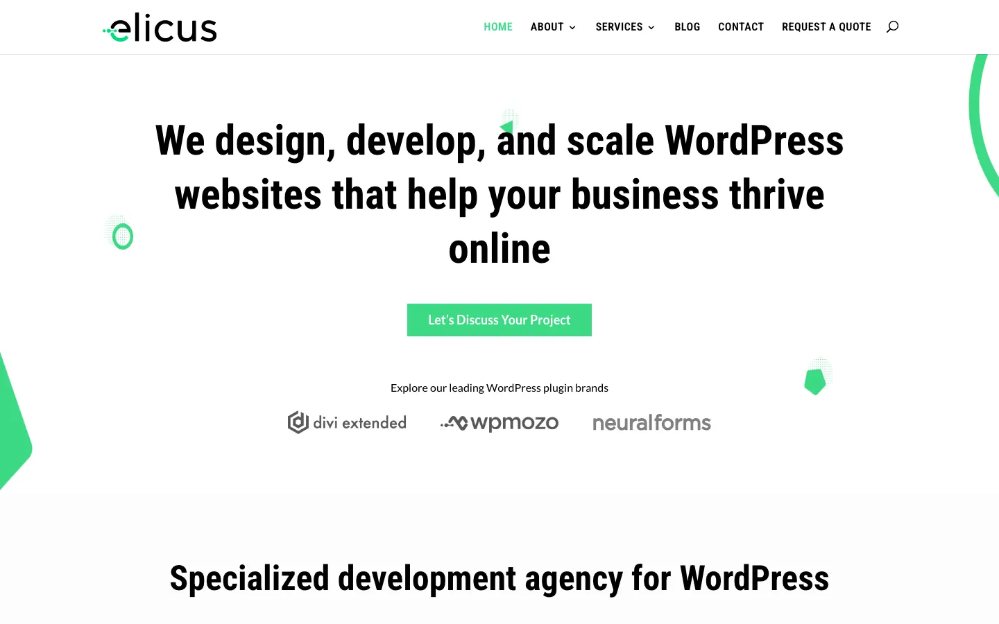 Elicus website